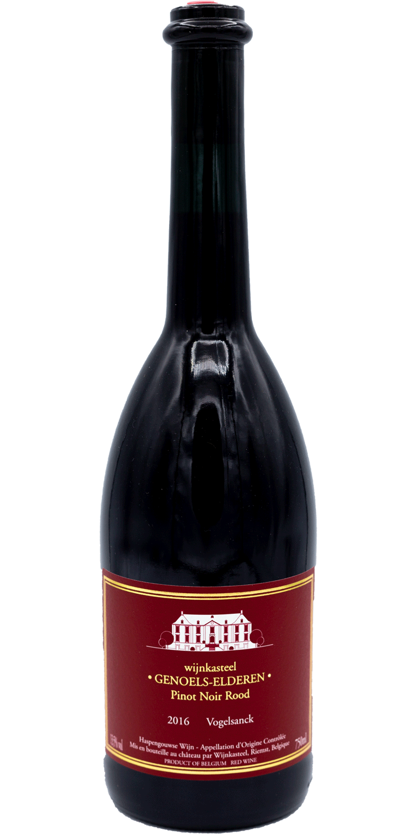 Pinot Noir "Rouge" - Genoels-Elderen - Vin Rouge Belge - 2016