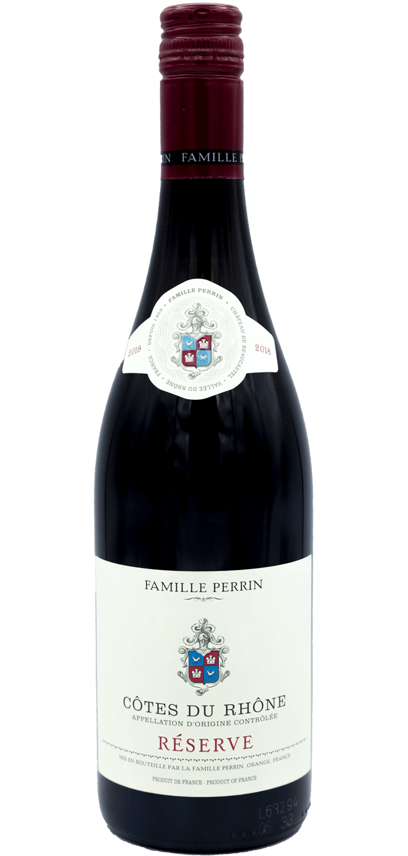 Famille Perrin - Côtes du Rhône - 2018 - Rode wijn