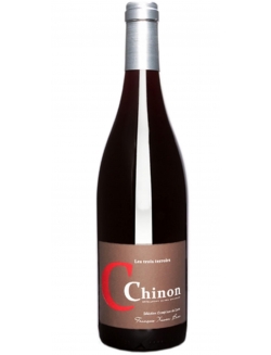 Chinon - Les Trois Terroirs - 2017 - Rode wijn 