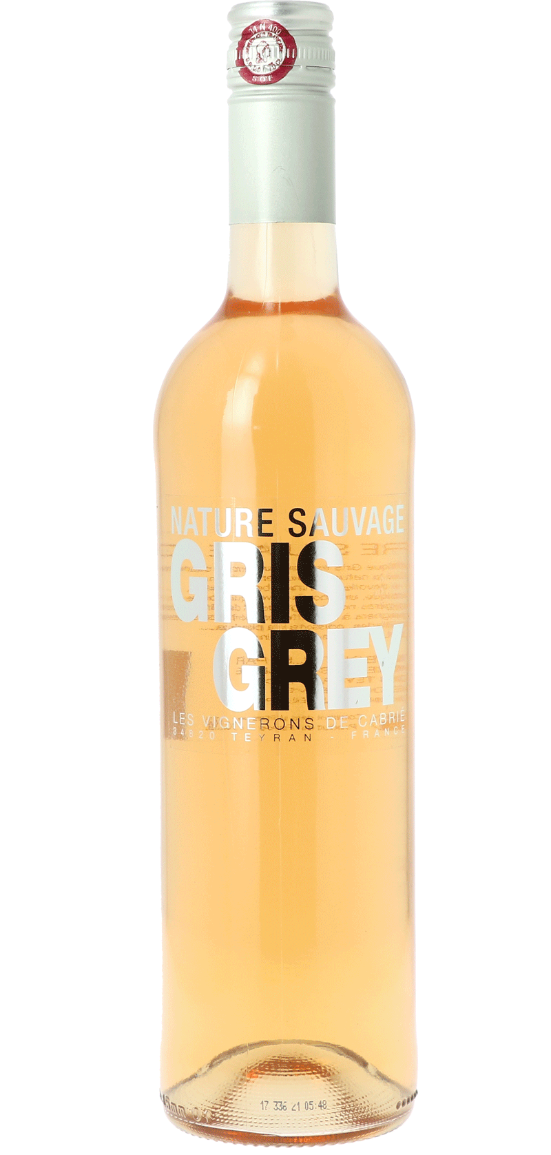 Nature Sauvage Gris Grey Les Vignerons de Cabrié - Rosé Wine