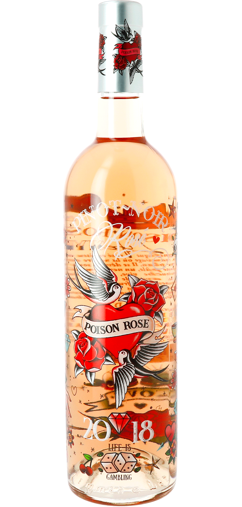 Poison Rose vin Rosé de Nicolas Vellas Pinot Noir